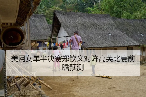 美网女单半决赛郑钦文对阵高芙比赛前瞻预测